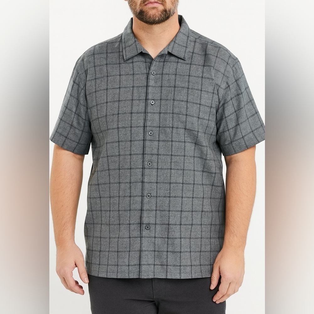 Hagar Mens Short Sleeve Shirt 2XL